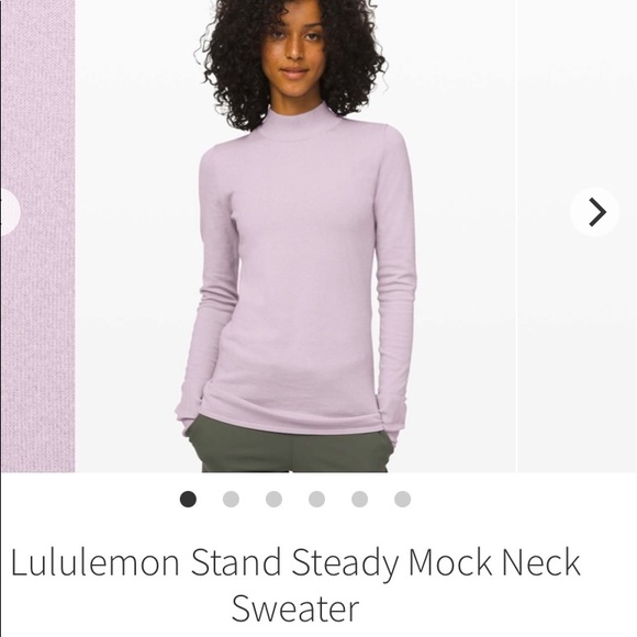 Lululemon Stand Steady Mock Neck Sweater - Picture 1 of 5